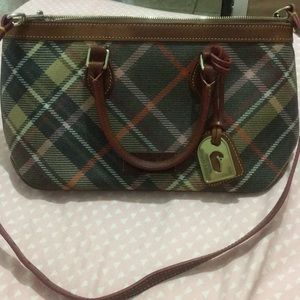 Dooney & Bourke Plaid Plaid Satchel Purse